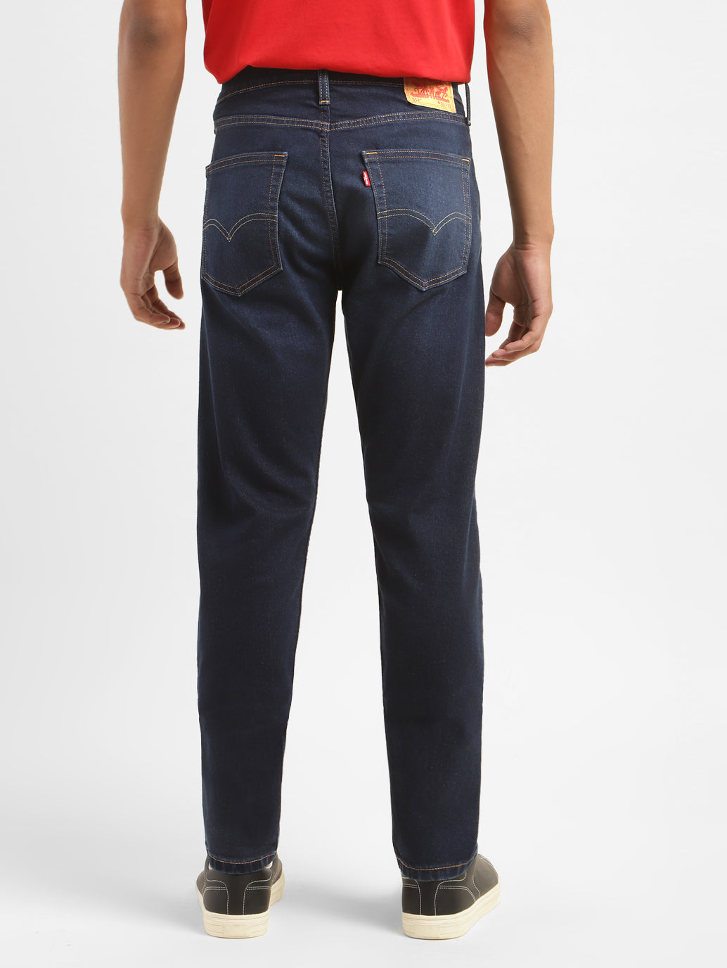 Men's 512 Dark-Blue Slim Tapered Fit Jeans