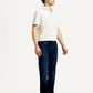 Men's 512 Dark Blue Slim Tapered Fit Mid Rise Jeans - Side View