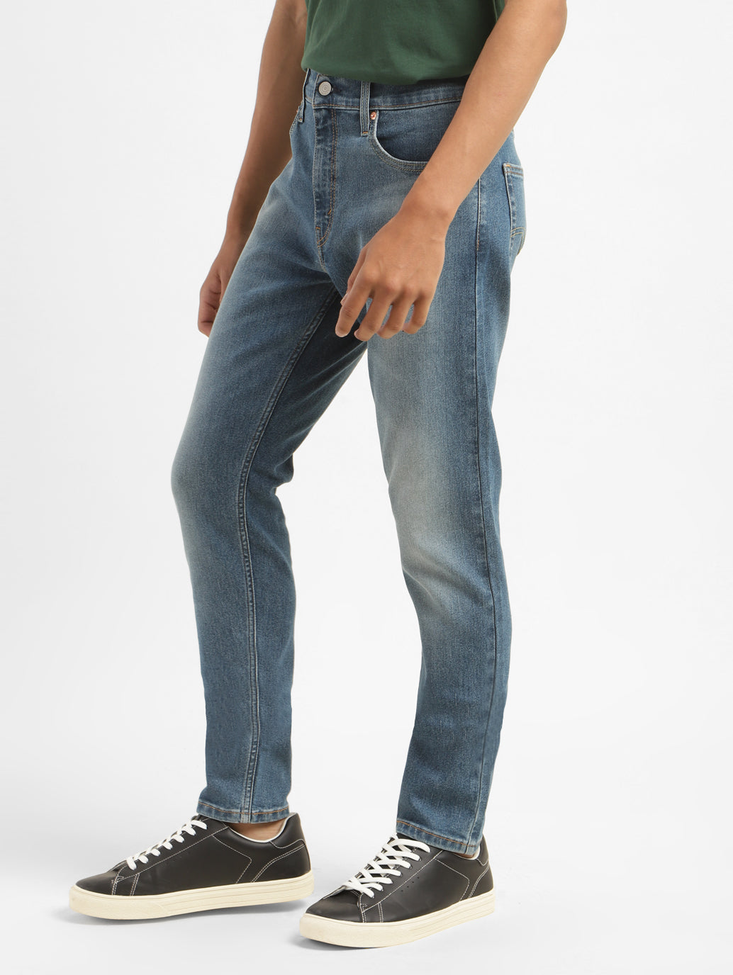 Men's 512 Blue Slim Tapered Fit Mid Rise Jeans - 06e03982-61c0-4f40-b1fd-2a640b6afcdf View