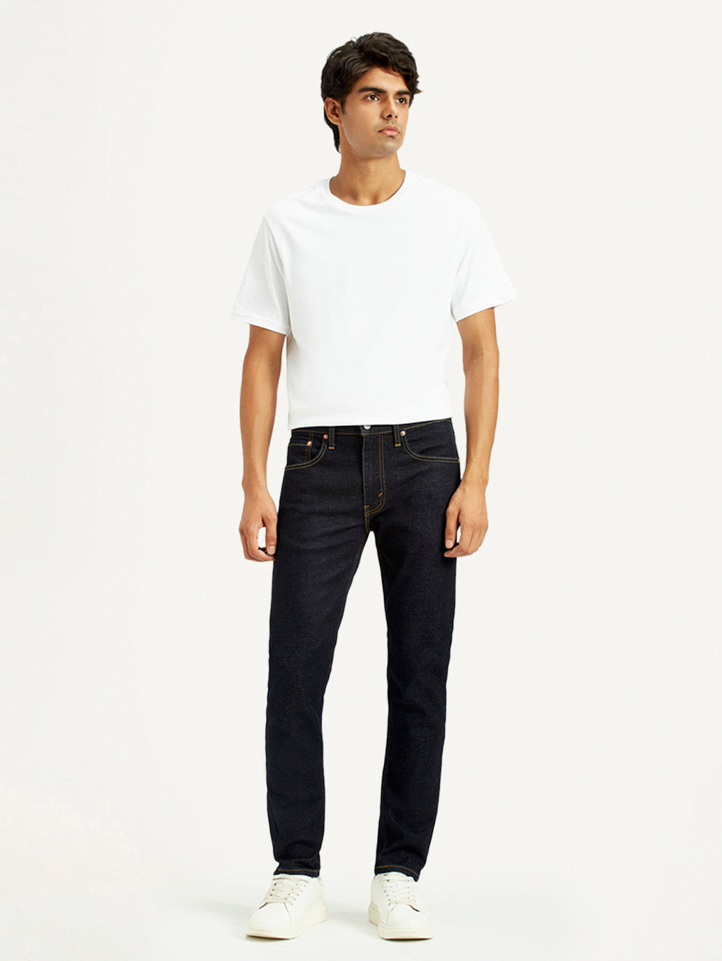 Men's 512 Dark Indigo Slim Tapered Fit Mid Rise Jeans - 4a5a11b1-842c-4106-9fc4-c24a46193231 View