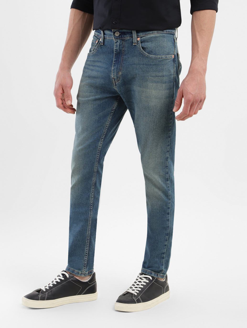 Men's 512 Blue Slim Tapered Fit Mid Rise Jeans - e1ef235c-052f-4d1b-b556-7150f3e2b15e View