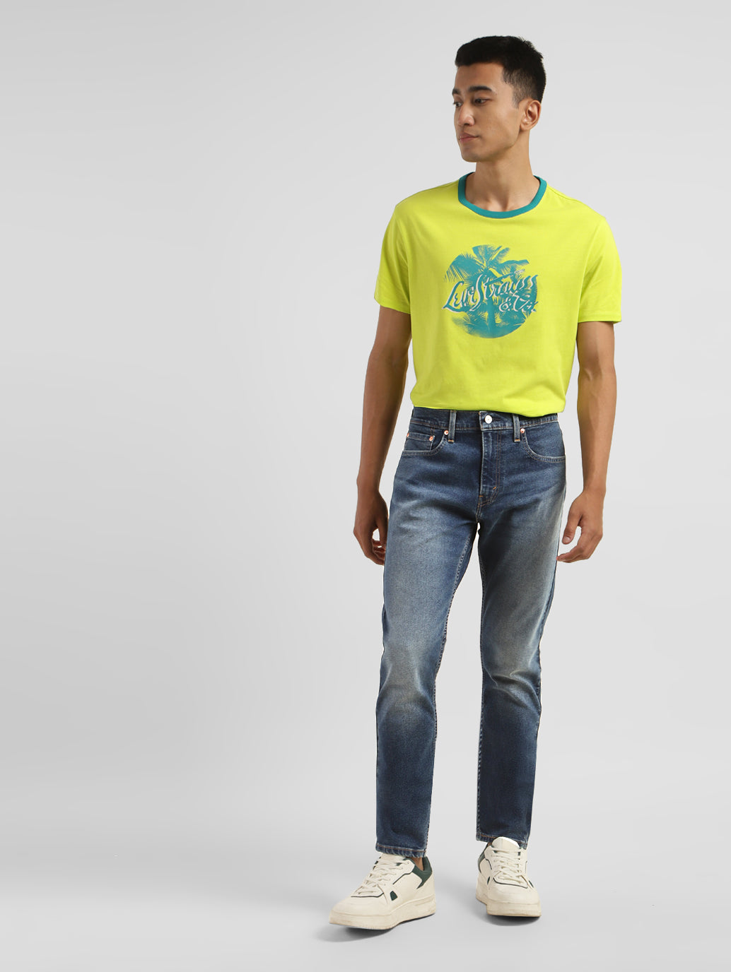 Men's 512 Blue Slim Tapered Fit Mid Rise Jeans - a3944d58-4e61-493c-a76b-99161ec652df View