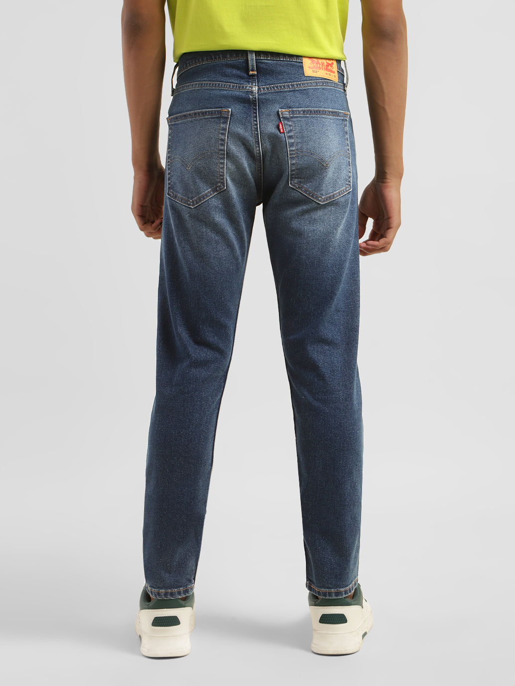 Men's 512 Blue Slim Tapered Fit Mid Rise Jeans - c0e2b69c-53df-4a0e-b902-c34ca8e79597 View