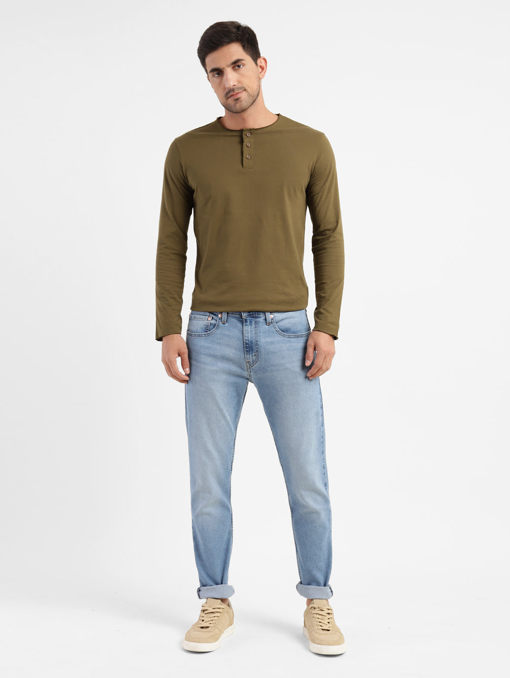 Men's 512 Blue Slim Tapered Fit Mid Rise Jeans - 48d93d7f-086e-4591-819d-f9ca1fa213ab View