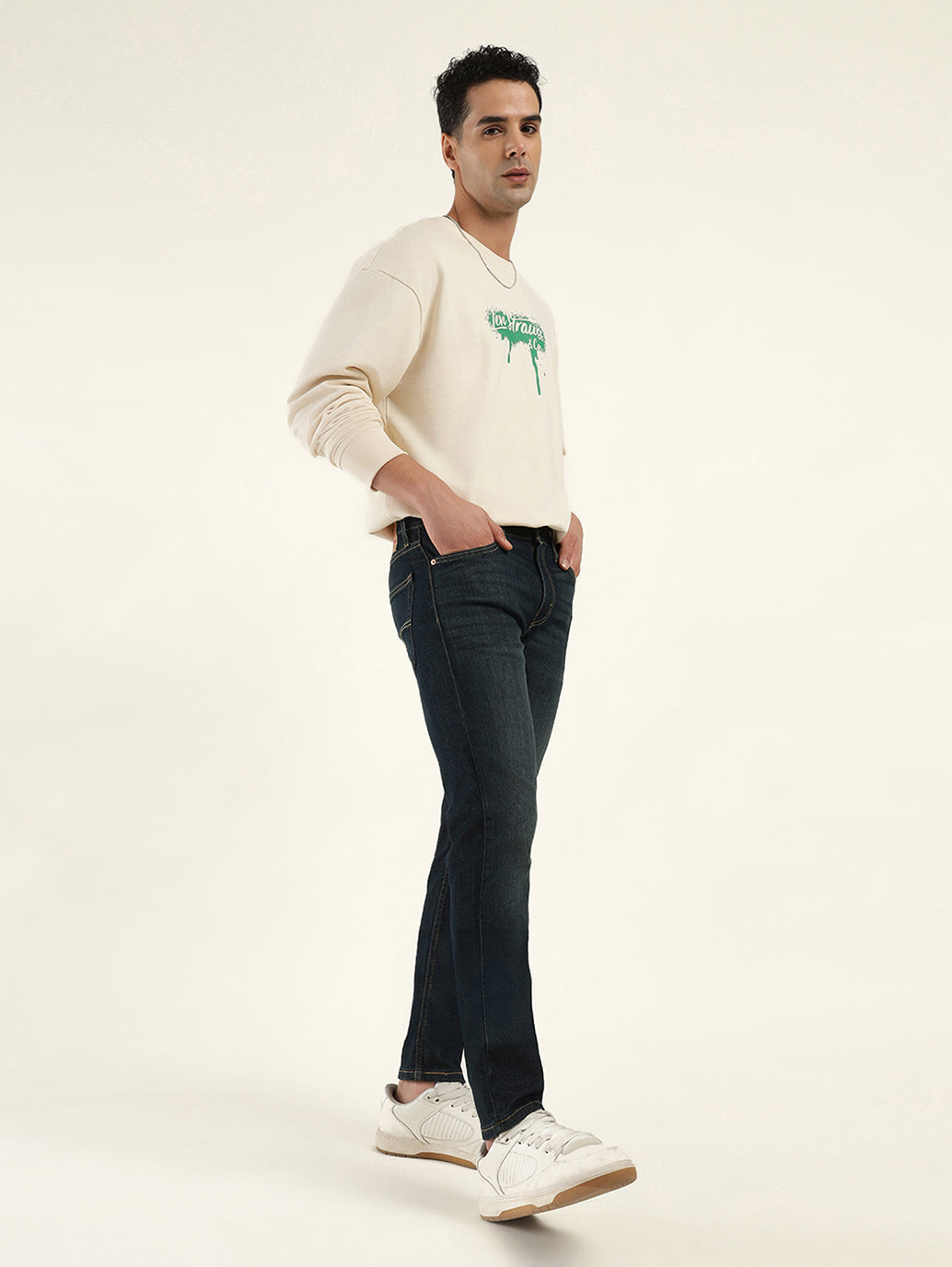 Men's 512 Blue Slim Tapered Fit Mid Rise Jeans