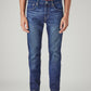 Men's 512 Dark Blue Slim Tapered Fit Mid Rise Jeans - Front View