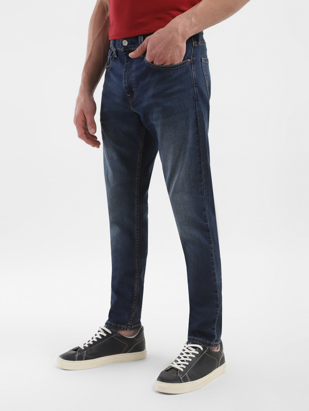 Men's 512 Navy Slim Tapered Fit Jeans