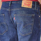 Men's 512 Dark Blue Slim Tapered Fit Mid Rise Jeans - Detail View