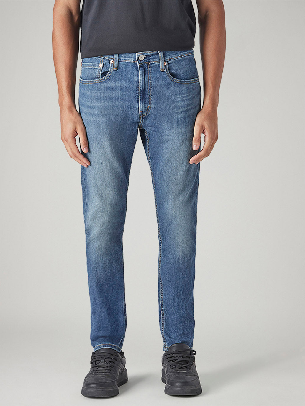 Men's 512 Blue Slim Tapered Fit Mid Rise Jeans - 20 View