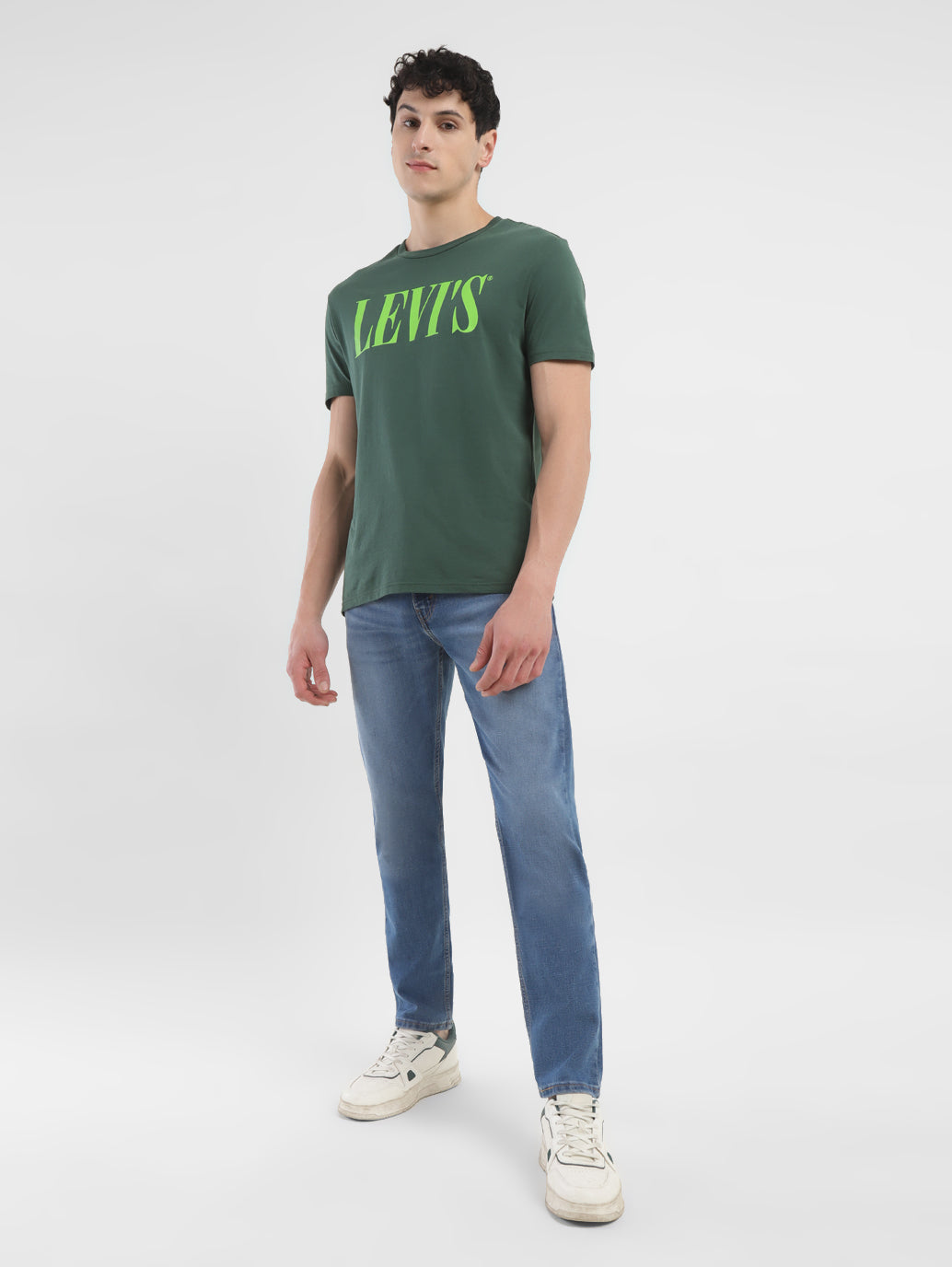 Men's 512 Blue Slim Tapered Fit Mid Rise Jeans