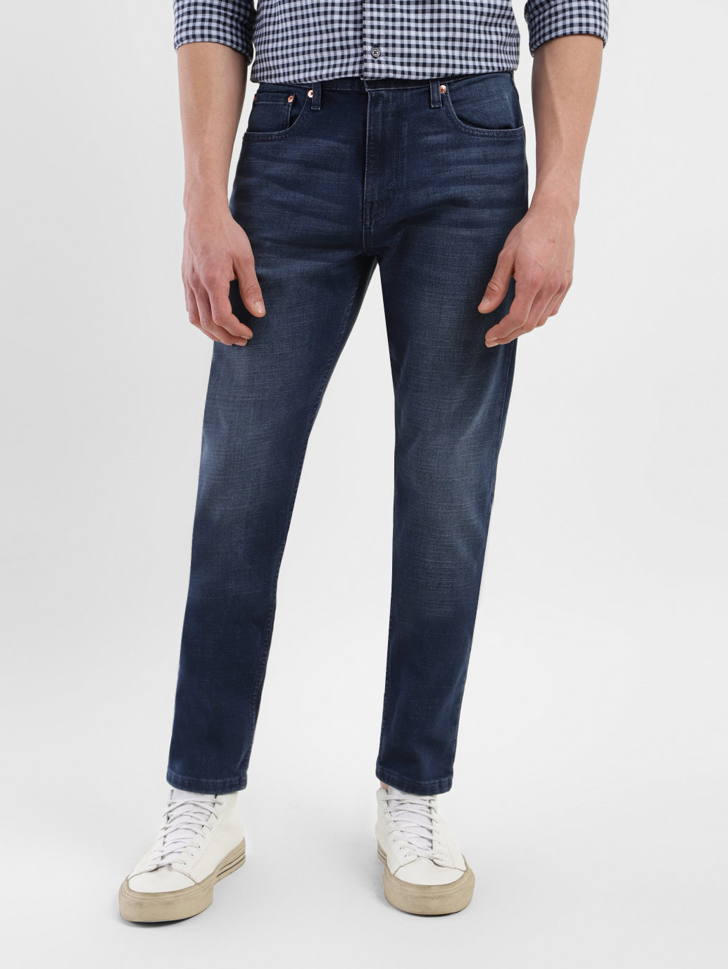 Men's 512 Blue Slim Tapered Fit Mid Rise Jeans