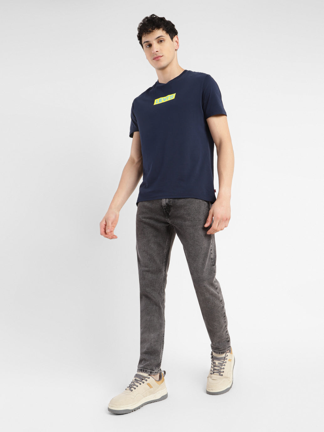 Men's 512 Black Slim Tapered Fit Mid Rise Jeans