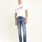 Men's 512 Blue Slim Tapered Fit Mid Rise Jeans - Front View