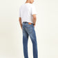 Men's 512 Blue Slim Tapered Fit Mid Rise Jeans - Back View