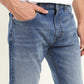 Men's 512 Blue Slim Tapered Fit Mid Rise Jeans - FrontDetails View