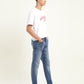Men's 512 Blue Slim Tapered Fit Mid Rise Jeans - Side View