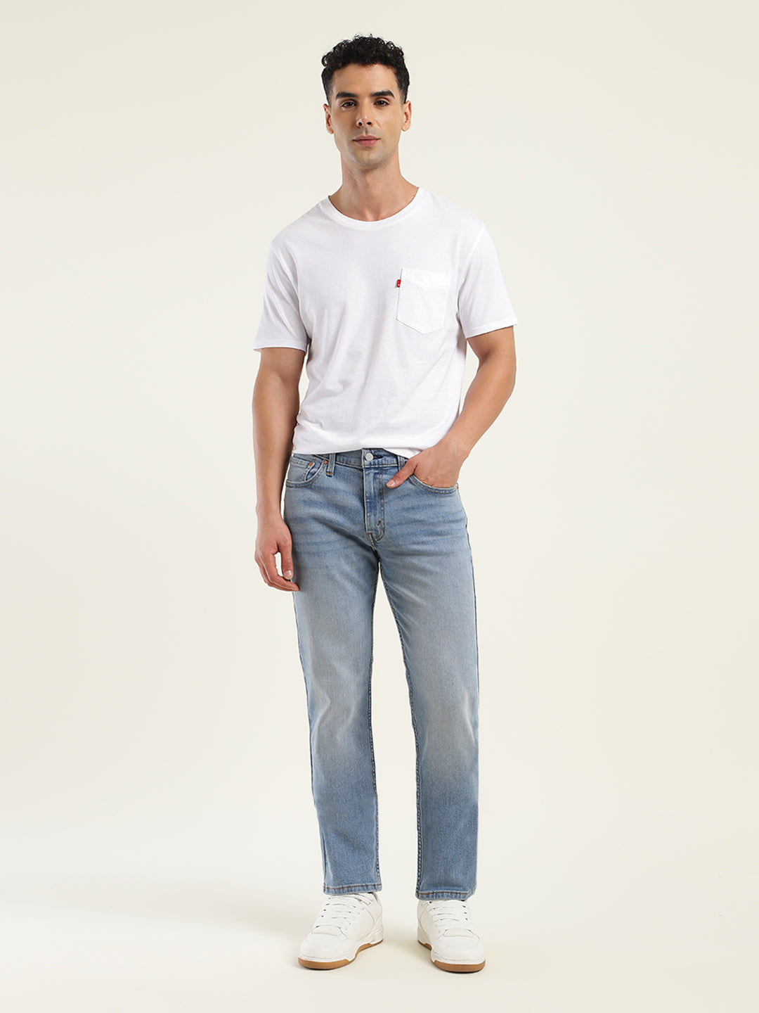 Men's 512 Blue Slim Tapered Fit Mid Rise Jeans