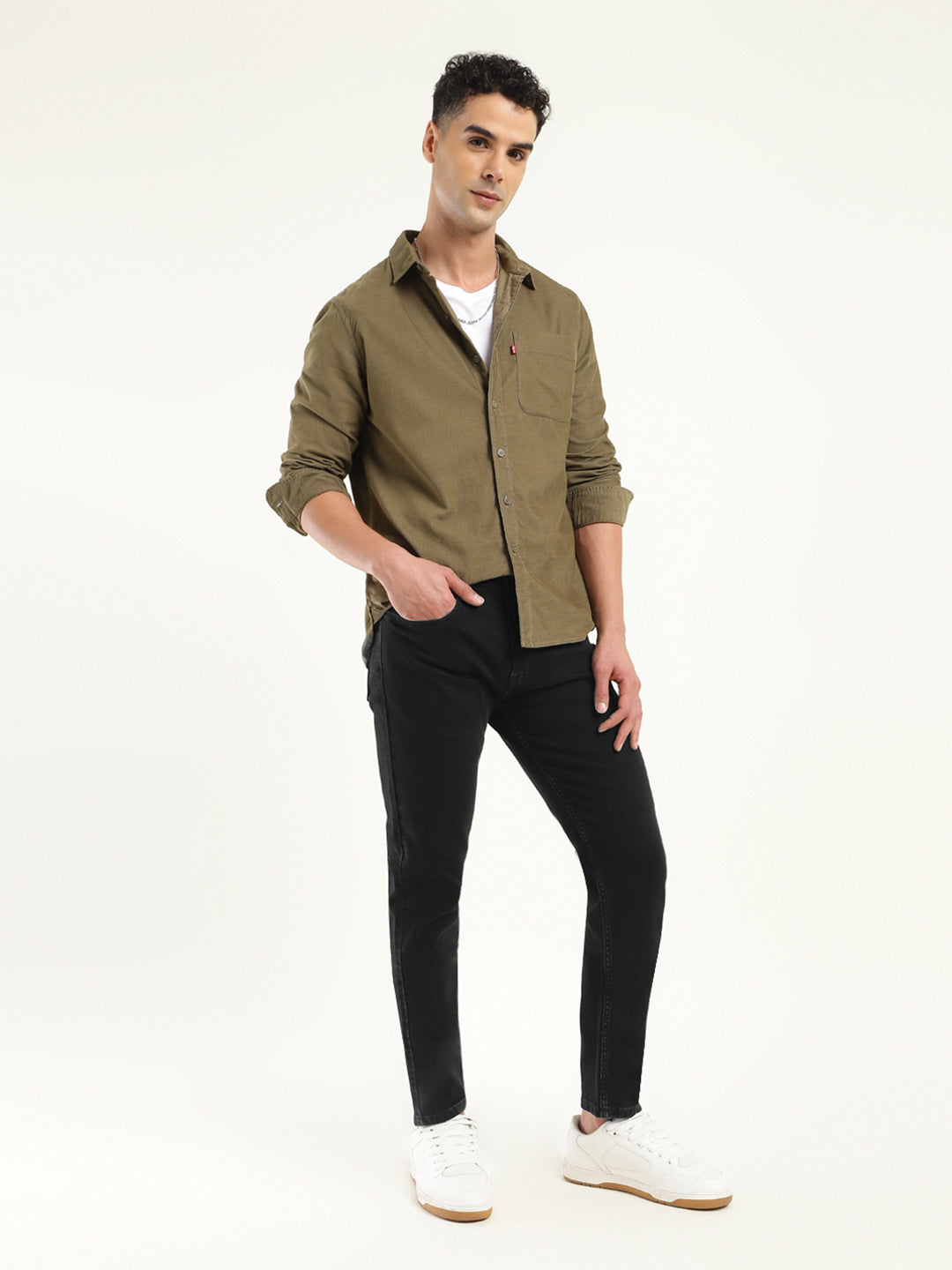 Men's 512 Black Slim Tapered Fit Mid Rise Jeans