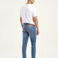 Men's 512 Blue Slim Tapered Fit Mid Rise Jeans - Back View