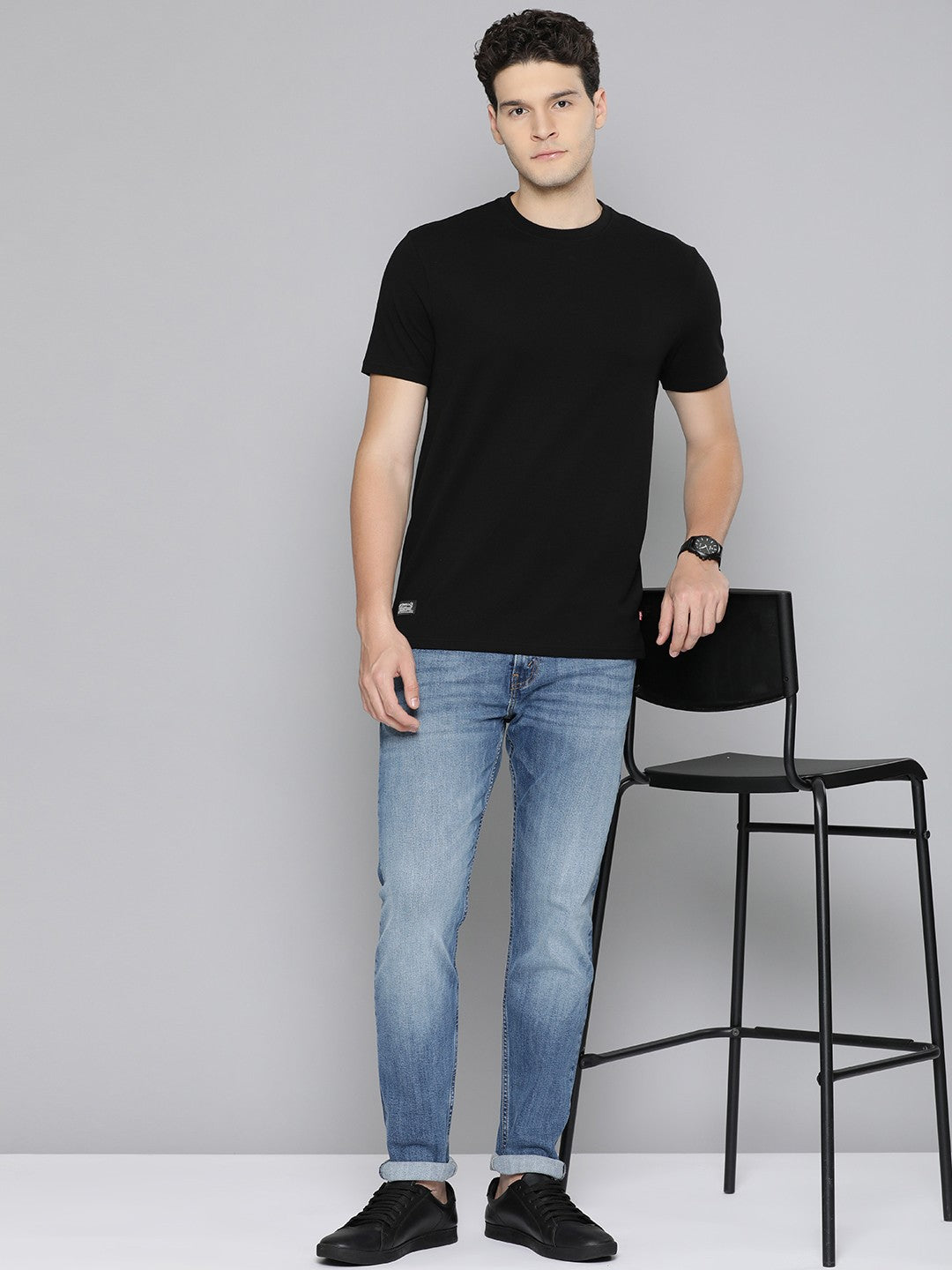 Men's 512 Blue Slim Tapered Fit Mid Rise Jeans