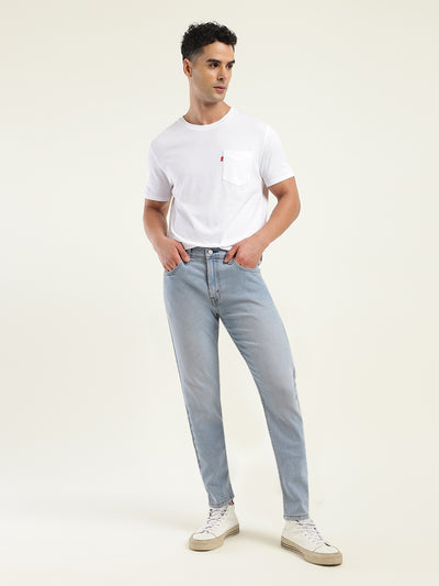 Men's 512 Blue Slim Tapered Fit Mid Rise Jeans-image-44