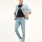 Men's 512 Blue Slim Tapered Fit Mid Rise Jeans - shot View