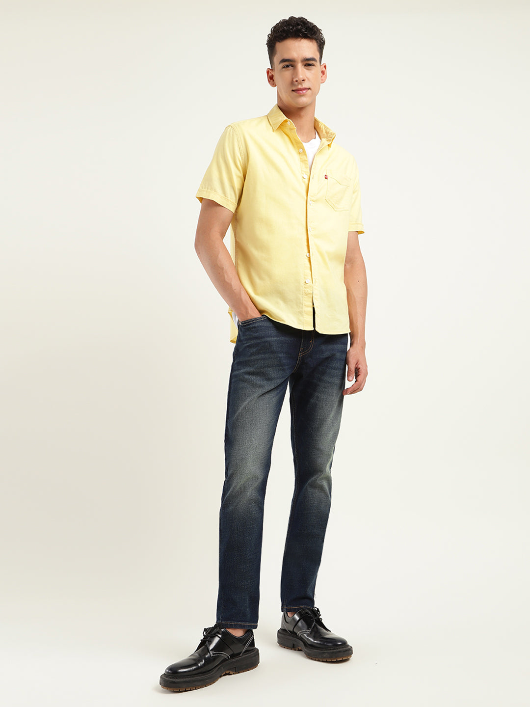 Men's 512 Blue Slim Tapered Fit Mid Rise Jeans