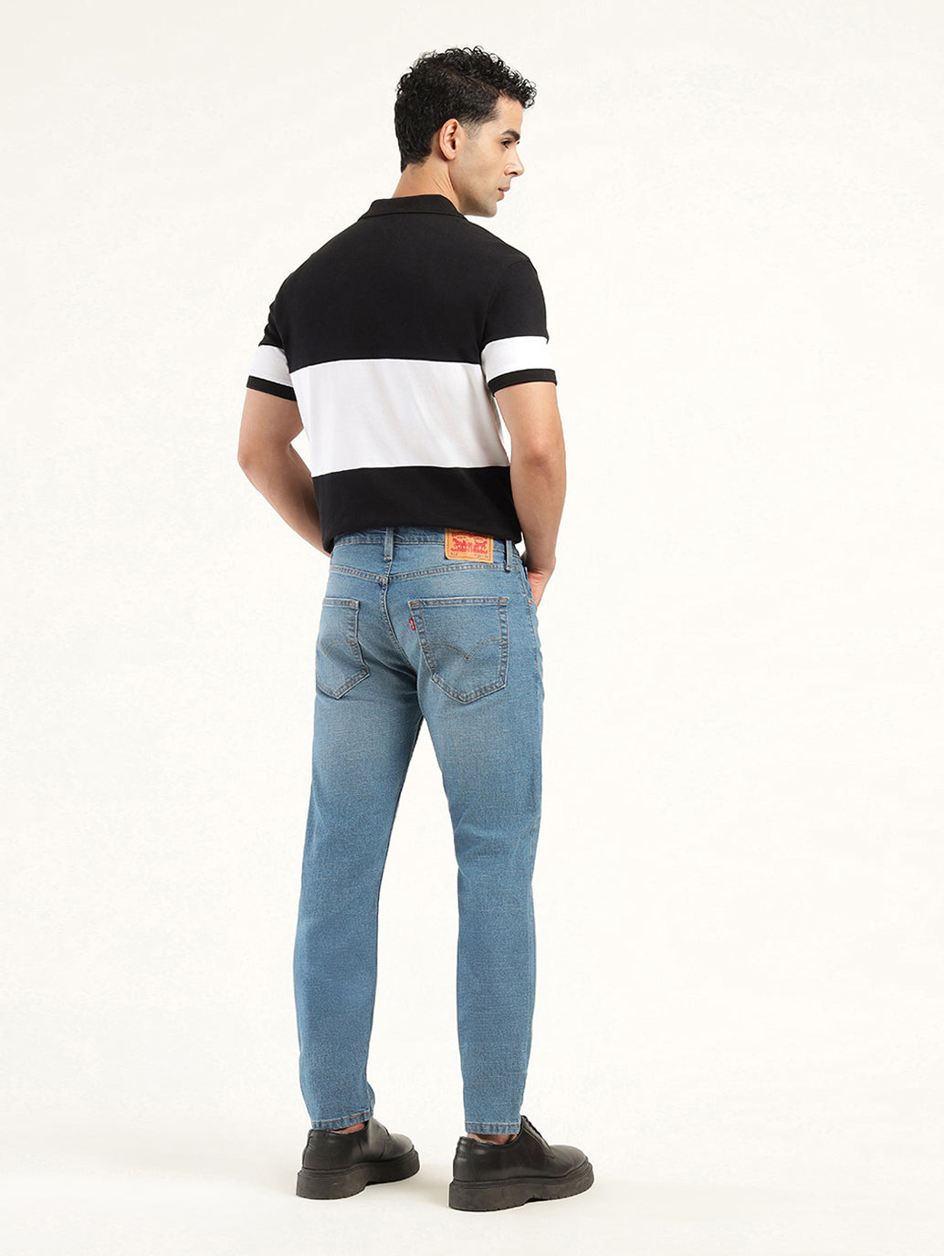 Men's 512 Indigo Slim Tapered Fit Mid Rise Jeans - Back View