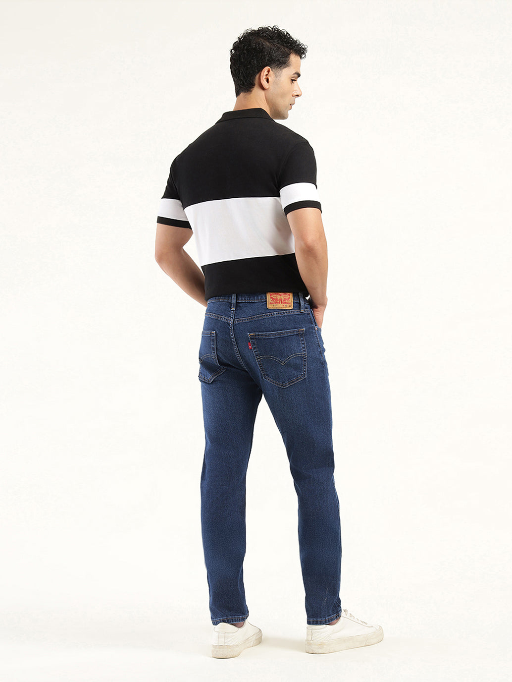 Men's 512 Indigo Slim Tapered Fit Mid Rise Jeans - Back View