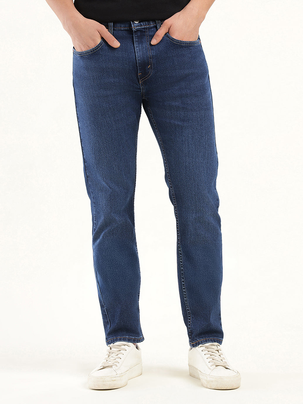 Men's 512 Indigo Slim Tapered Fit Mid Rise Jeans - Detail View