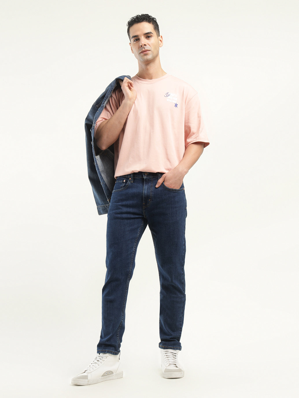 Men's 512 Indigo Slim Tapered Fit Mid Rise Jeans