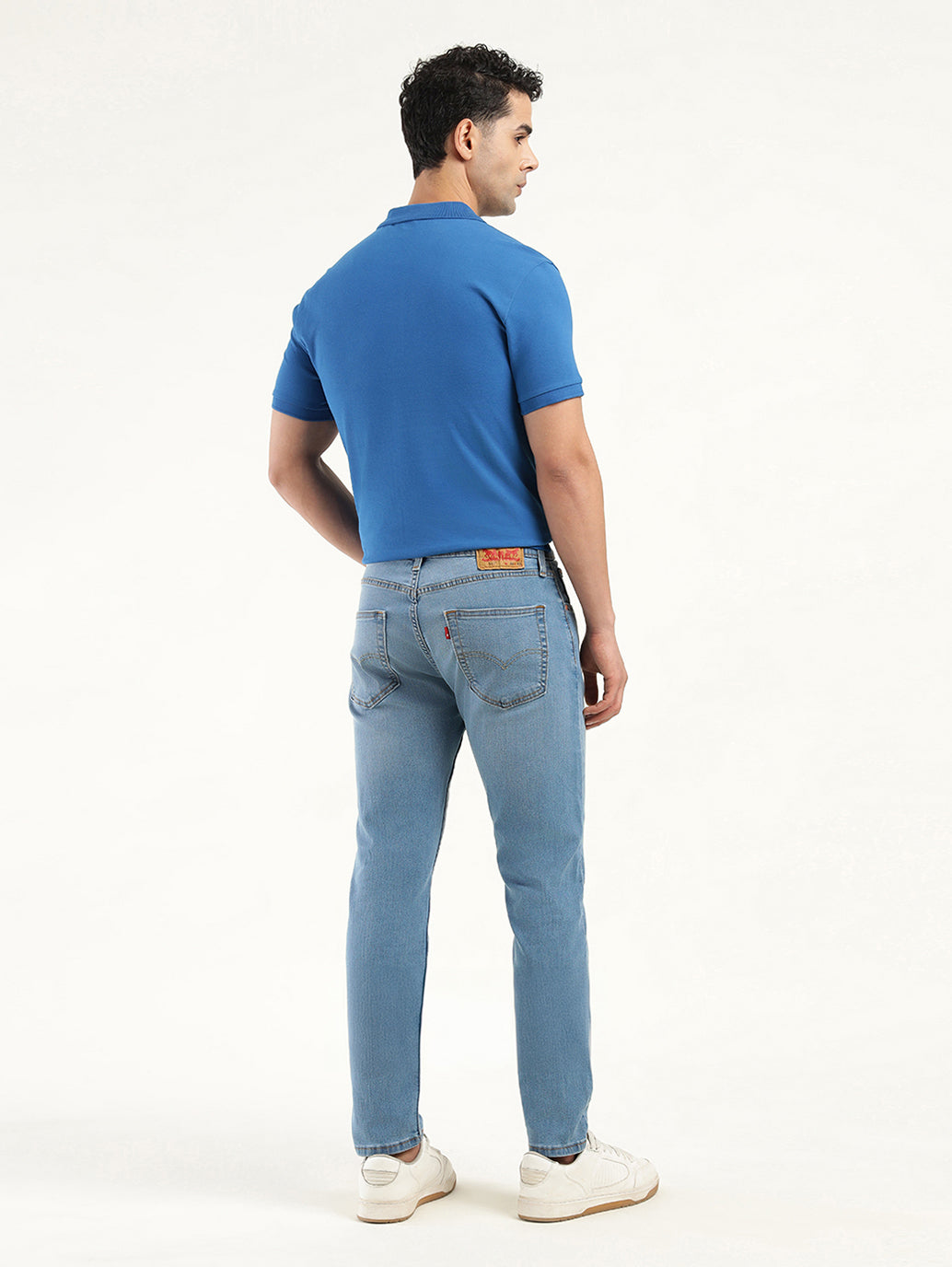 Men's 512 Indigo Slim Tapered Fit Mid Rise Jeans - Back View