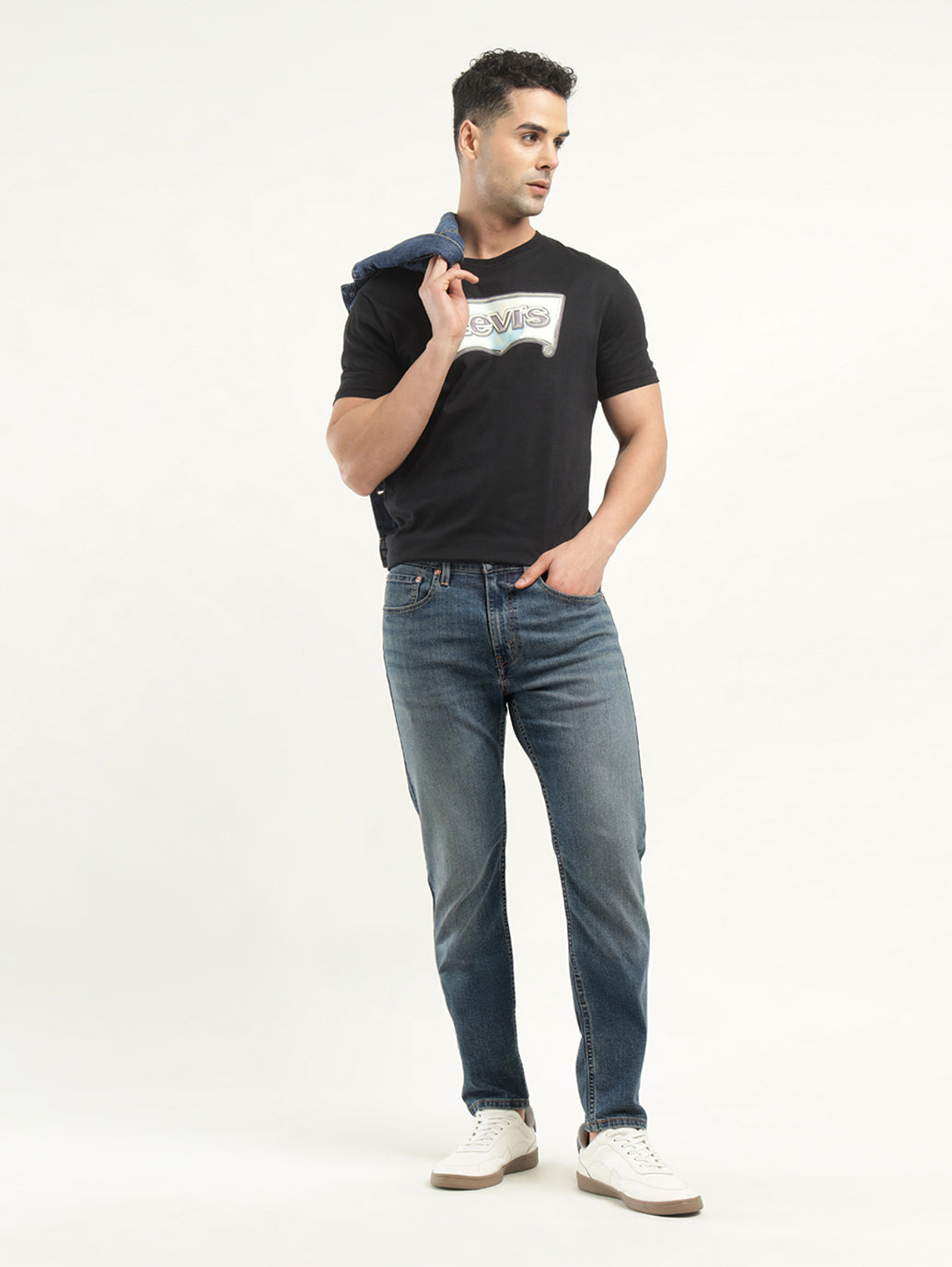 Men's 512 Indigo Slim Tapered Fit Mid Rise Jeans