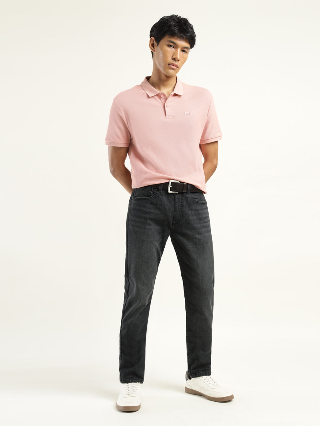 Men's 512 Black Slim Tapered Fit Mid Rise Jeans