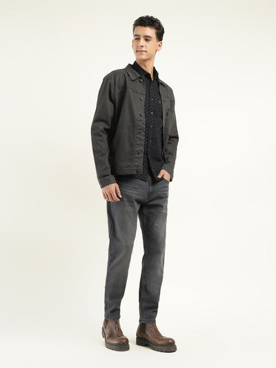 Men's 512 Black Slim Tapered Fit Mid Rise Jeans-image-46