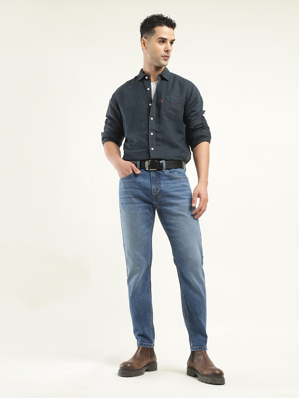 Men's 512 Indigo Slim Tapered Fit Mid Rise Jeans