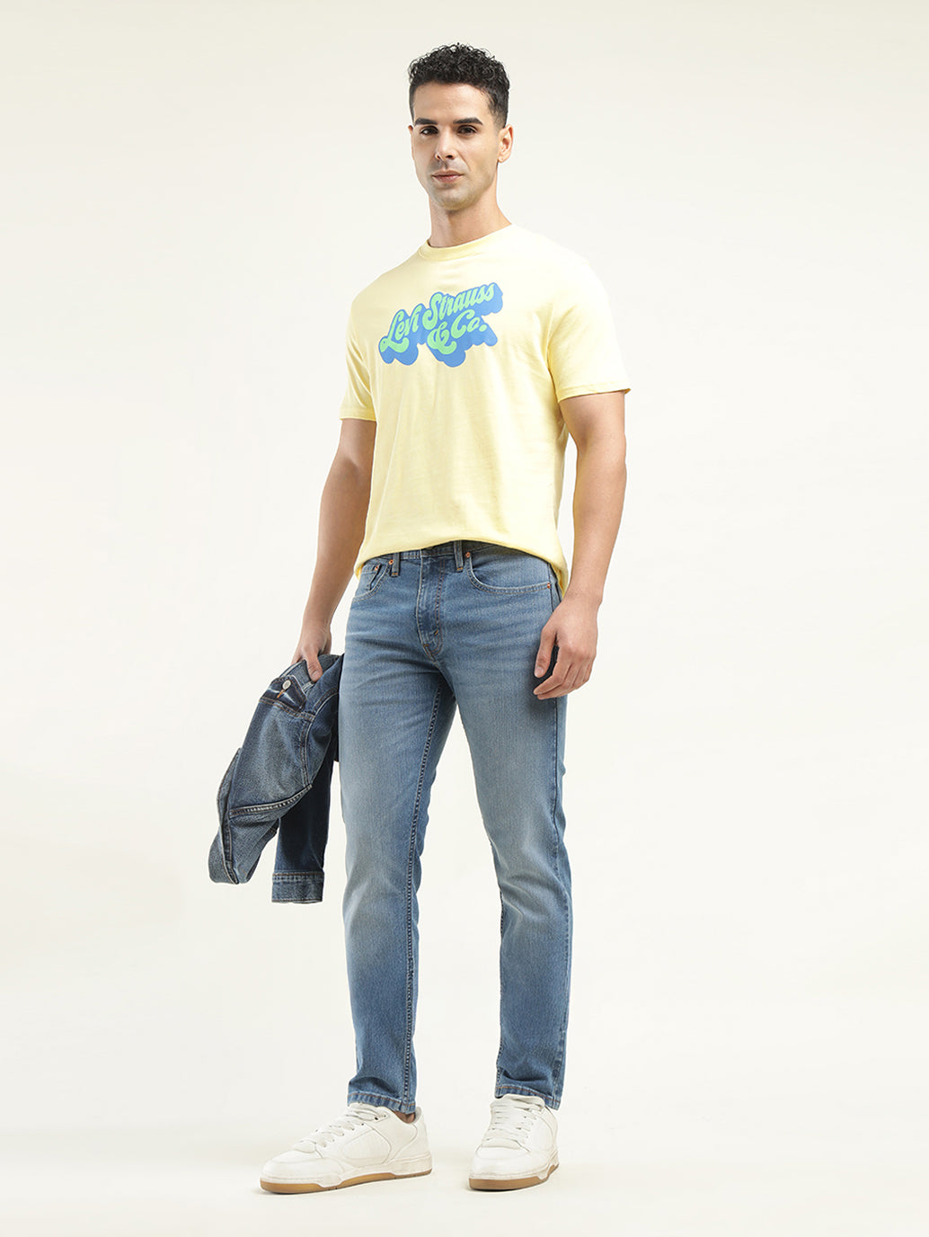 Men's 512 Indigo Slim Tapered Fit Mid Rise Jeans