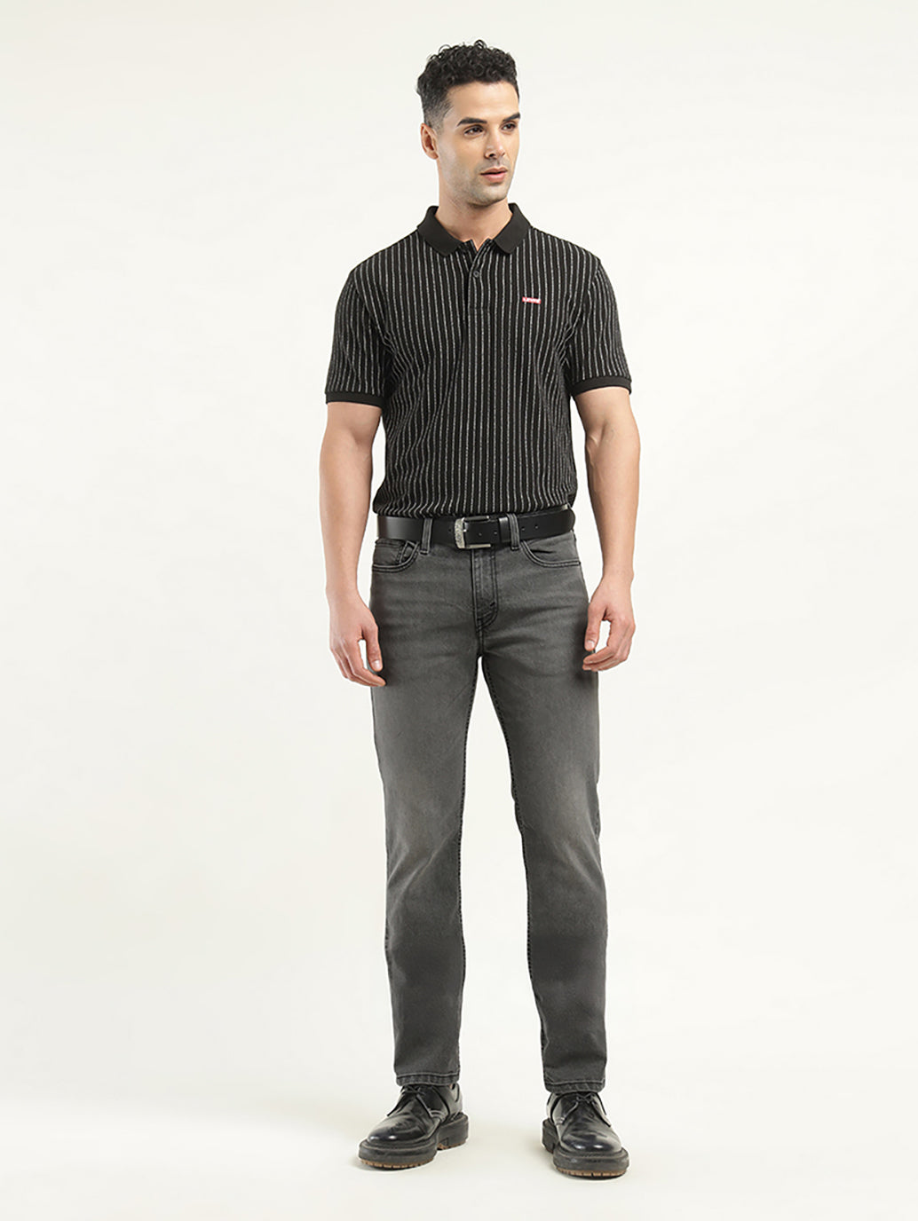 Men's 512 Black Slim Tapered Fit Mid Rise Jeans