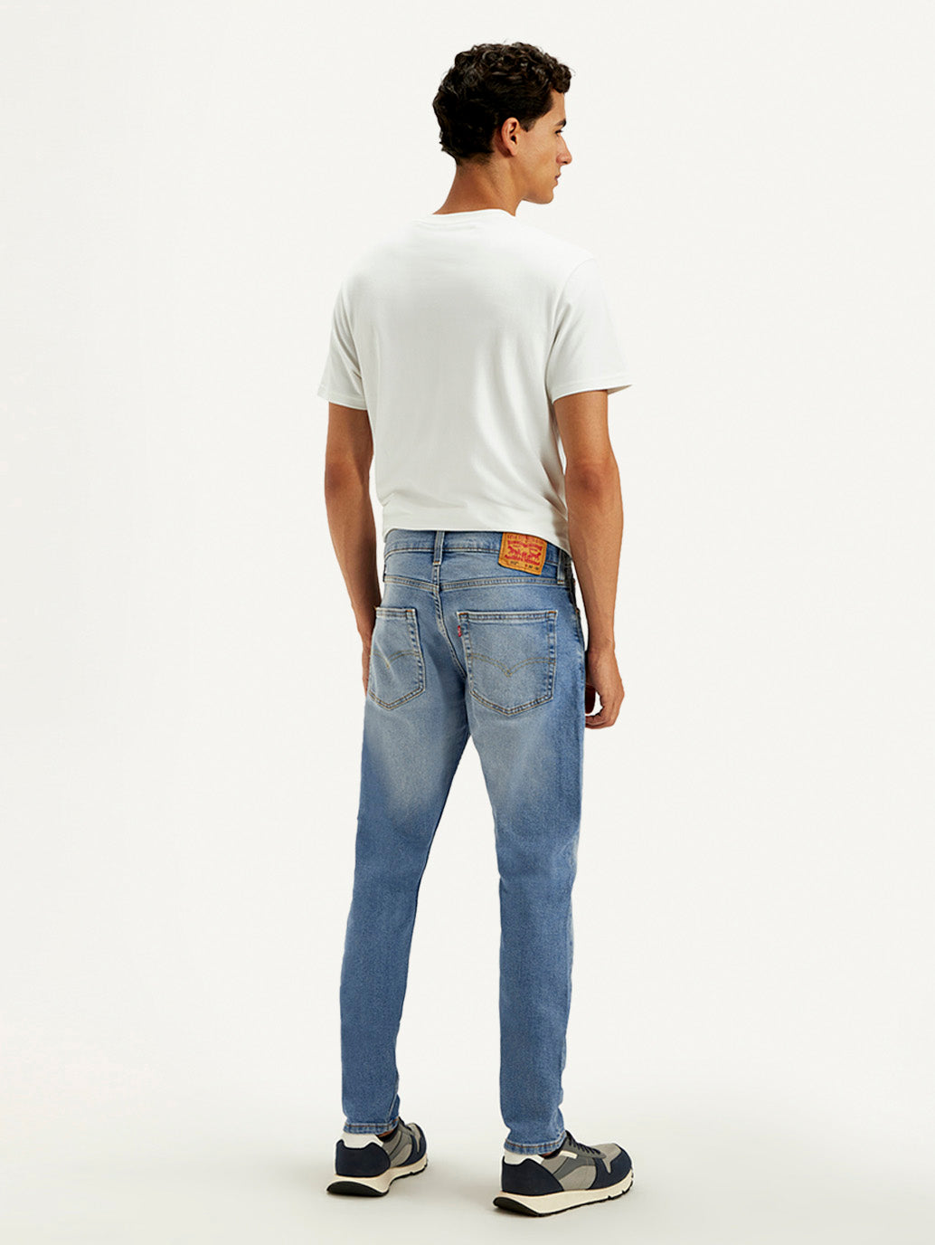 Men's 512 Indigo Slim Tapered Fit Mid Rise Jeans - Back View