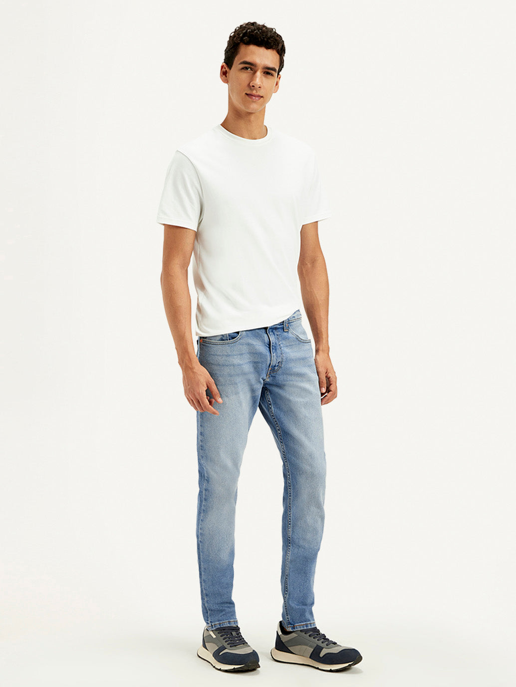 Men's 512 Indigo Slim Tapered Fit Mid Rise Jeans - Side View
