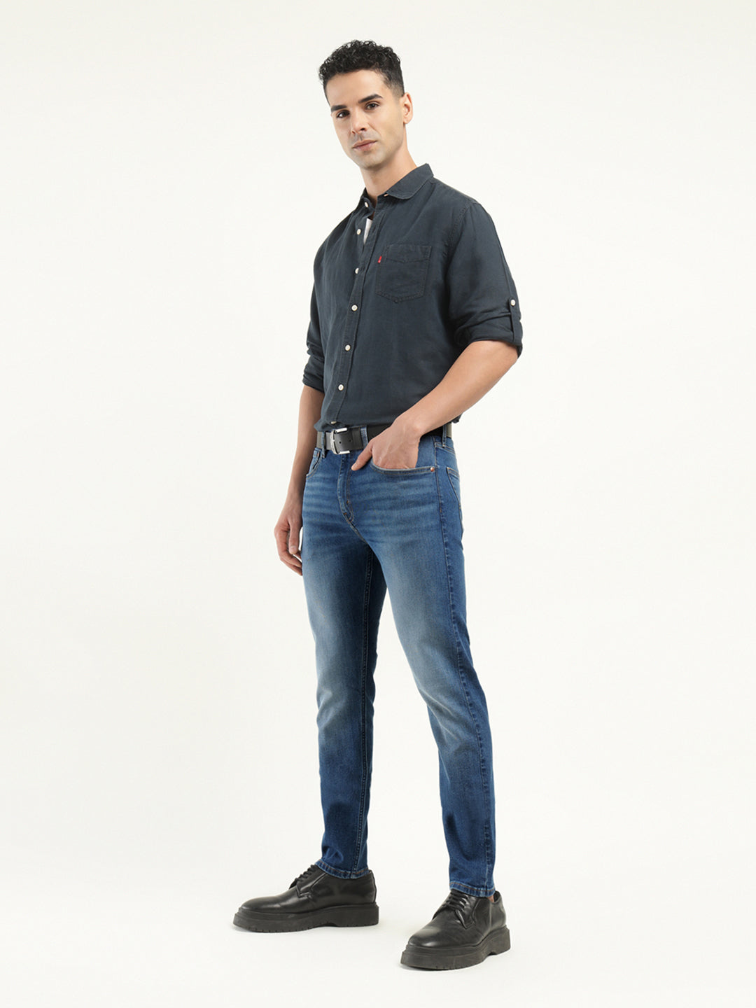Men's 512 Indigo Slim Tapered Fit Mid Rise Jeans