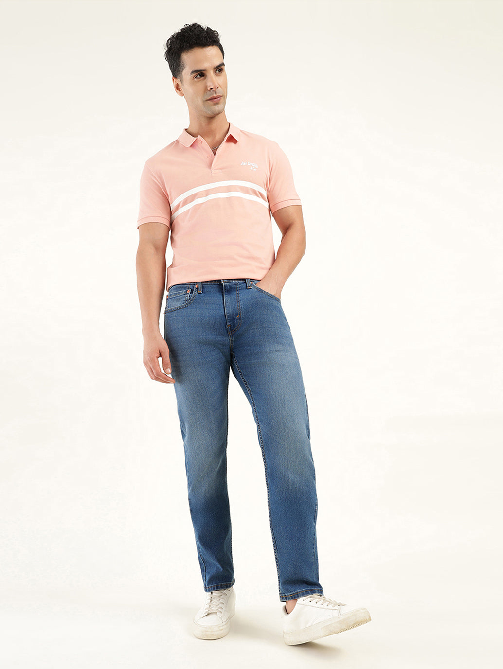 Men's 512 Indigo Slim Tapered Fit Mid Rise Jeans