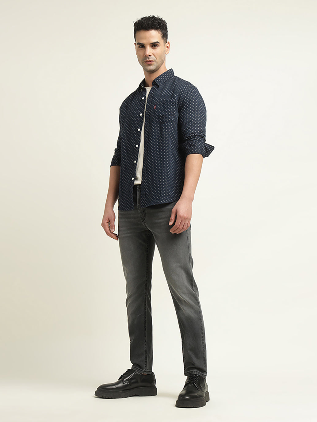 Men's 512 Black Slim Tapered Fit Mid Rise Jeans