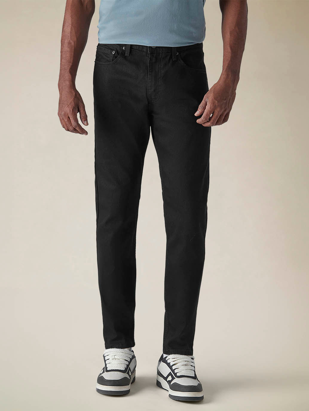 Mens 512 Mid Rise Slim Tapered Fit Cotton Stretch Blend Jeans - Front View