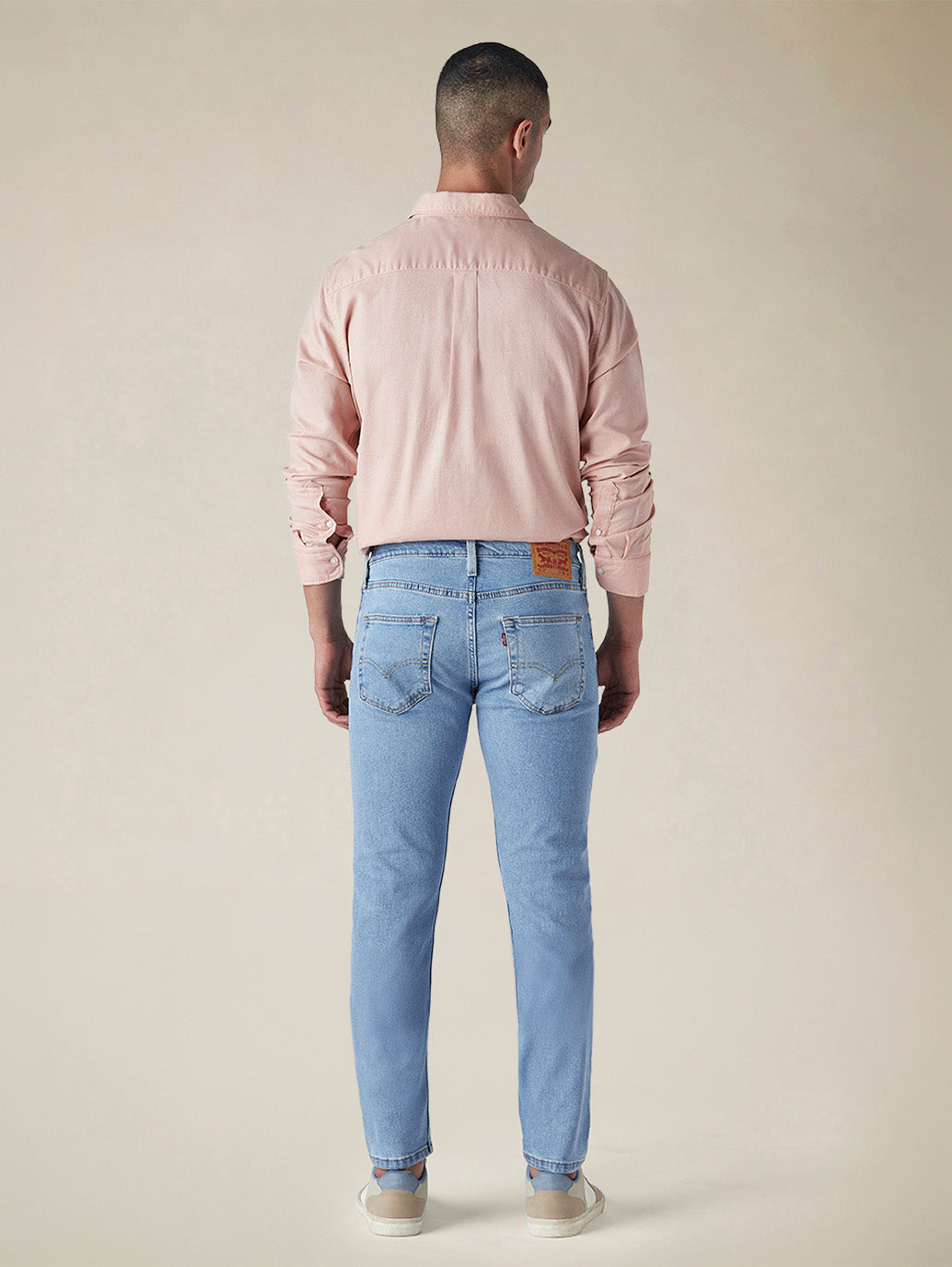 Men's 512 Light Blue Slim Tapered Fit Mid Rise Jeans - b392b508-1d74-4199-ba05-b5596bae9b8f View