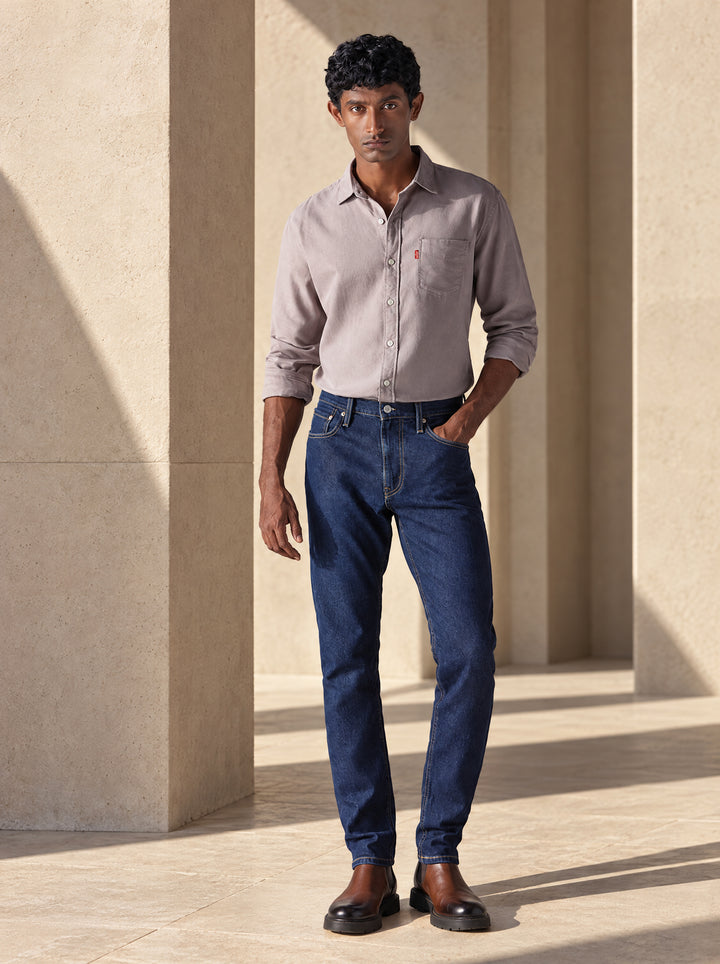 Mens 512 Mid Rise Slim Tapered Fit Cotton Stretch Blend Jeans