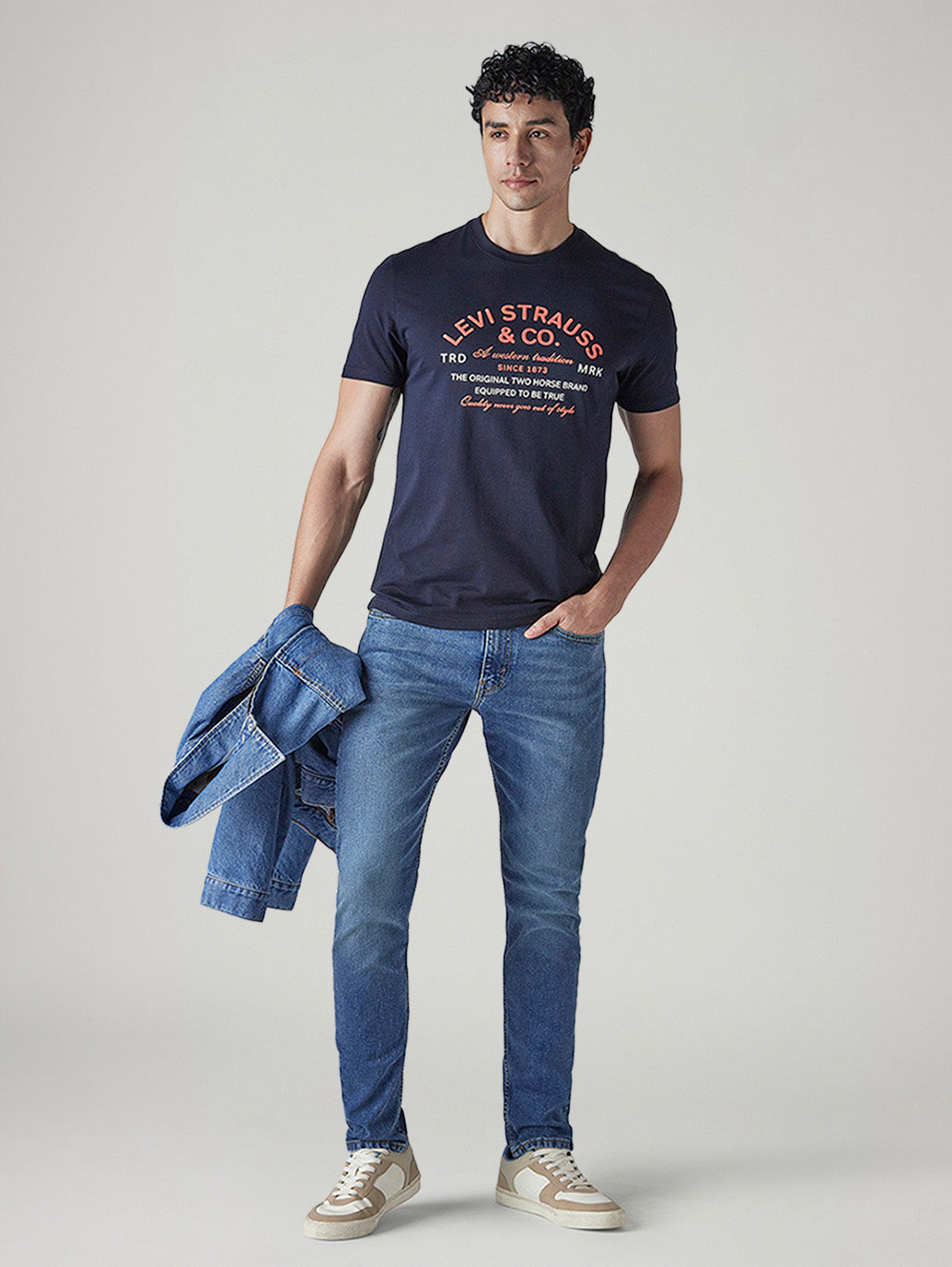 Men's 512 Dark Indigo Slim Tapered Fit Mid Rise Jeans