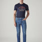 Men's 512 Dark Indigo Slim Tapered Fit Mid Rise Jeans - Front View