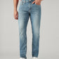 Men's 512 Blue Slim Tapered Fit Mid Rise Tinted Jeans - Front View