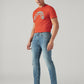Men's 512 Blue Slim Tapered Fit Mid Rise Tinted Jeans - Side View